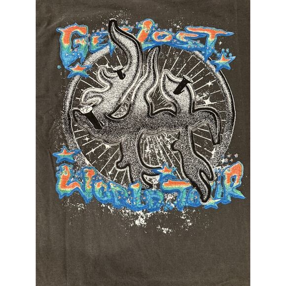 Lost Hills Get Lost World Tour Tee Front And Back Print Men’s 2X Gray - Picture 7 of 8